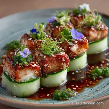 Feinstes GurkenSushi ohne Reis Der schnelle Low Carb SommerHit Rezeptkarte