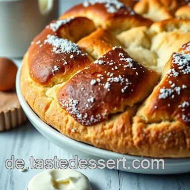 Hefezopf mit Liebe: Das perfekte Milchbrötchen für dein Frühstück Rezeptkarte