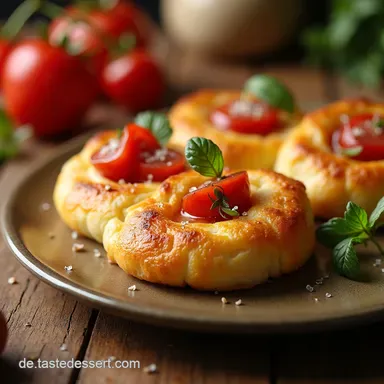 Flammkuchen Taschen Rezept Blitzschnelle Bl&auml;tterteigtaschen mit Els&auml;sser Flair Rezeptkarte