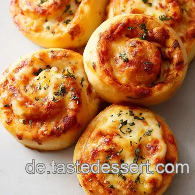 Pizzaschnecken Rezept: Der Hit für jede Party! So geht's! Rezeptkarte