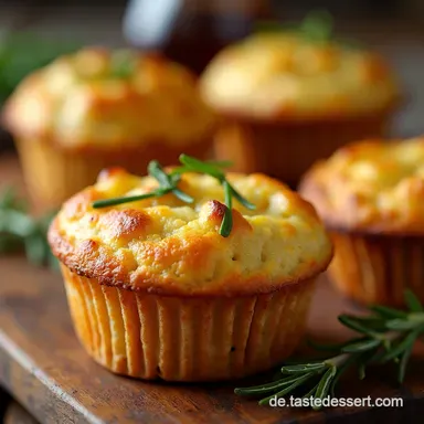 Herzhafte Muffins Rosmarin K&auml;se Rezept Mein ultimativer Tipp f&uuml;r saftige PicknickSnacks Rezeptkarte