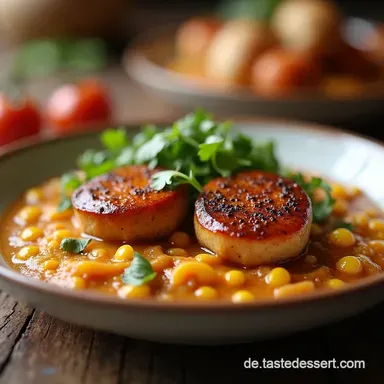 W&uuml;rstchengulasch ein schnelles Rezept auch Omas Comfort Food in 30 Minuten Rezeptkarte