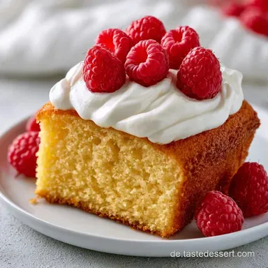 Himbeerkuchen Mit Quarkf&uuml;llung f&uuml;r 12 Rezeptkarte