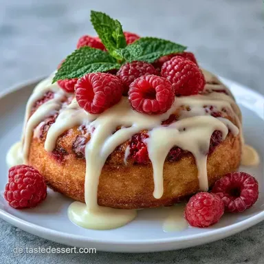 Himbeerkuchen Wei&szlig;er Schokolade: Gebacken Rezeptkarte
