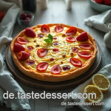 Himmel auf Erden: Ungebackener Käsekuchen mit frischen Früchten Rezeptkarte