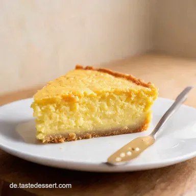 Veganer K&auml;sekuchen Himmlisch Cremig S&uuml;ndhaft Lecker Rezeptkarte