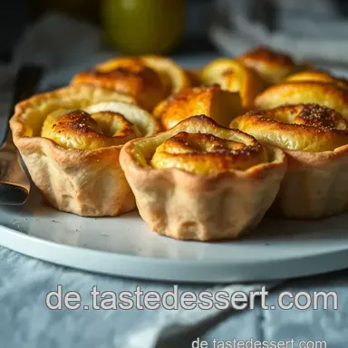 Himmlische Apfeltaschen mit Blätterteig – Ein deutscher Genuss! Rezeptkarte