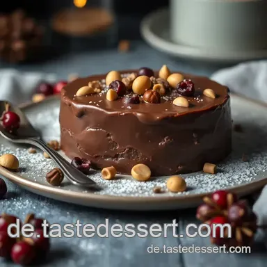 Himmlische Bruchschokolade – Ein süßes Stück Weihnachtszauber Rezeptkarte