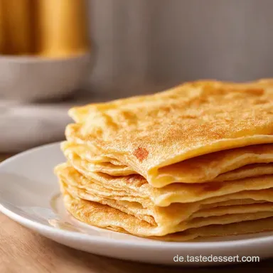 Himmlische Cr&ecirc;pes Mein einfaches Cr&ecirc;p&eacute; Rezept S&uuml;&szlig; Herzhaft Rezeptkarte