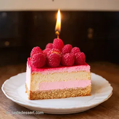 Geburtstagstorte f&uuml;r Frauen Rezept HimbeerRosenTraum Rezeptkarte
