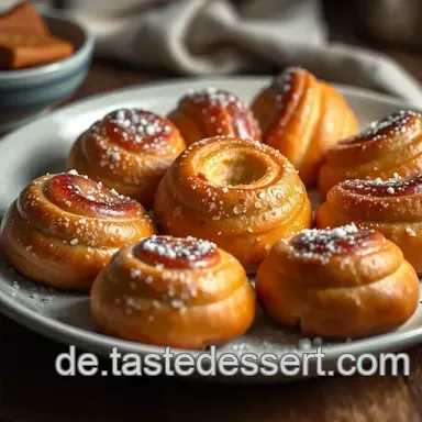 Himmlische Zimtschnecken: Das perfekte Rezept für deine Kaffeetafel Rezeptkarte