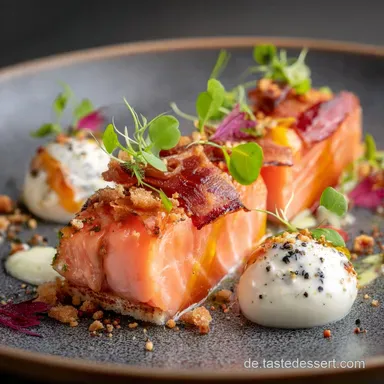 HonigKnoblauch Lachs In 30 Minuten zum RestaurantGenuss Rezeptkarte