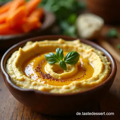 Hummus selber machen Mein cremigstes Rezept wie aus 1001 Nacht Rezeptkarte