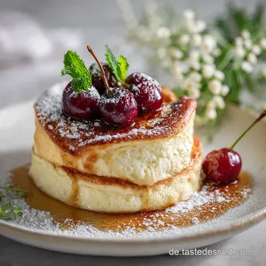Japanische Souffl&eacute;-Cr&ecirc;pes f&uuml;r 2 Portionen Rezeptkarte