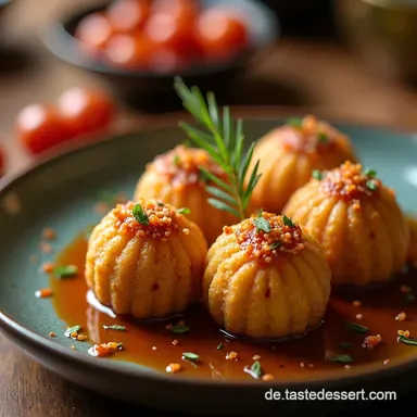 Jian Dui Asiatische gefllte se Sesambllchen von ProfiHand Sesamkugeln Rezeptkarte