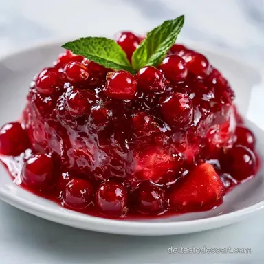 Johannisbeer-Erdbeer-Marmelade mit Minze Rezeptkarte