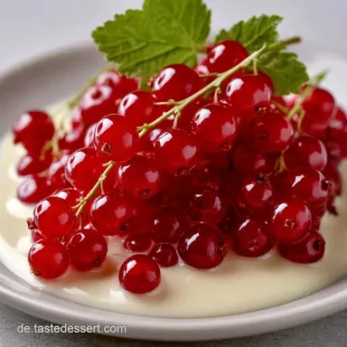 Johannisbeeren mit Vanillesauce in 35 Min