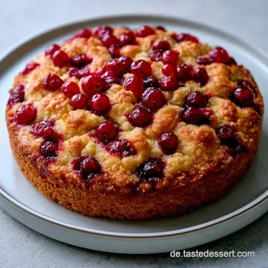 Johannisbeerkuchen mit Mandelstreuseln