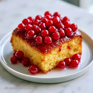 Johannisbeerkuchen mit Schmand Rezeptkarte