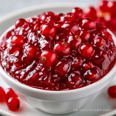 Johannisbeermarmelade in 25 Minuten Rezeptkarte