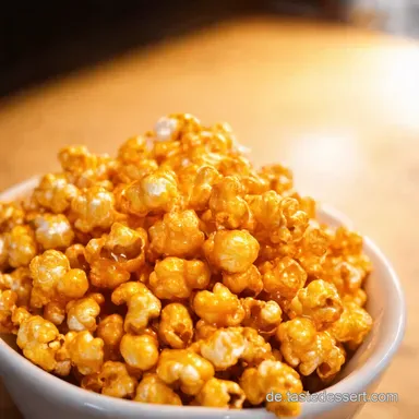 Karamell Popcorn KnusperSnack wie vom Jahrmarkt Rezeptkarte