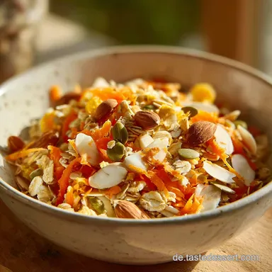 Oster-M&uuml;sli: Goldbraun und Knusprig Rezeptkarte