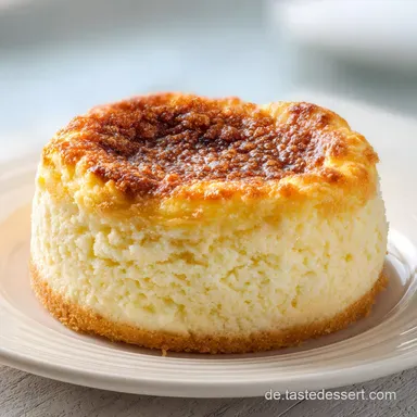 Rezeptkaesekuchen ohne Boden: Cremig und goldgelb in 75 Minuten Rezeptkarte