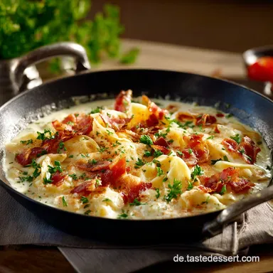 K&auml;sige TacoNudelpfanne: Der cremige Feierabend Retter in nur 35 Minuten Rezeptkarte