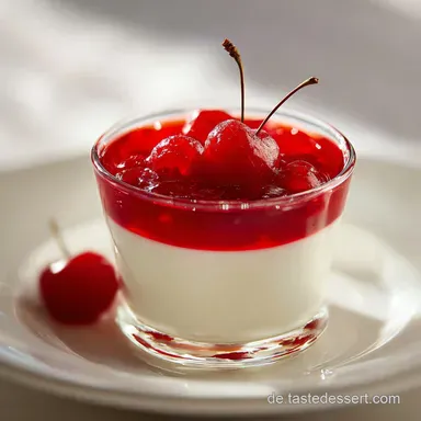 Kirschdessert Philadelphia-Art Ohne Backen Rezeptkarte