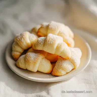 Klassische Vanillekipferl: Mit Haseln&uuml;ssen