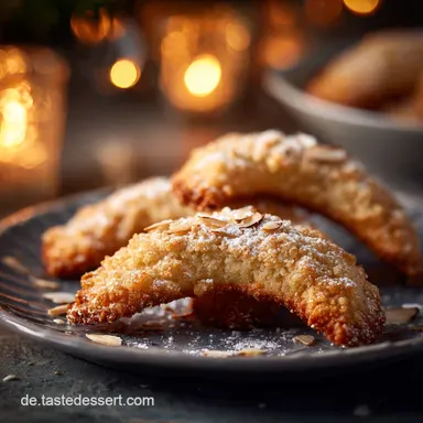 Vanillekipferl Rezept: Zartschmelzende Weihnachtspl&auml;tzchen wie von Oma Rezeptkarte