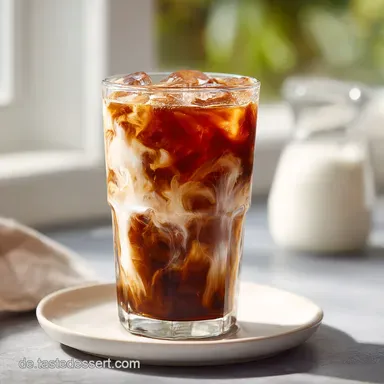 Eiskaffee Rezept: Samtig-S&uuml;&szlig; in 10 Minuten Rezeptkarte