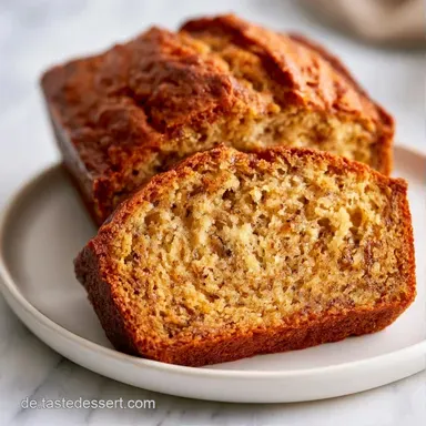 Klassisches Bananenbrot Rezept: Saftig Rezeptkarte