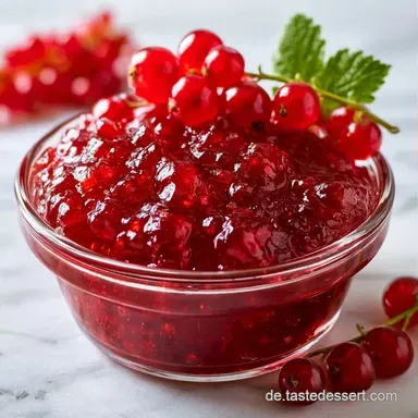 Johannisbeergelee f&uuml;r 8 Gl&auml;ser Rezeptkarte