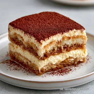 Tiramisu: Luftig f&uuml;r 6 Personen Rezeptkarte