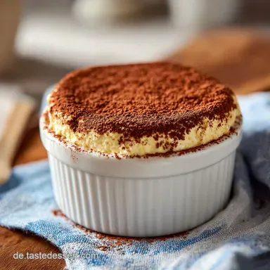 Klassisches Tiramisu Rezept f&uuml;r 8 Portionen &ndash; Italienisch Cremig Rezeptkarte