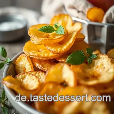 Omas Geheimnis: Apfelchips selber machen - Knusprig & Gesund! Rezeptkarte