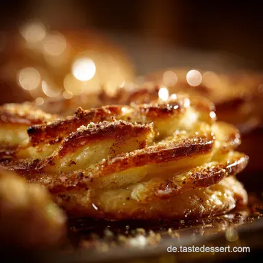 Blitzrezept Karamellisierte Bl&auml;tterteigPl&auml;tzchen mit ZimtButter Rezeptkarte