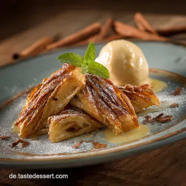 Blitzrezept Karamellisierte Bl&auml;tterteigPl&auml;tzchen mit ZimtButter