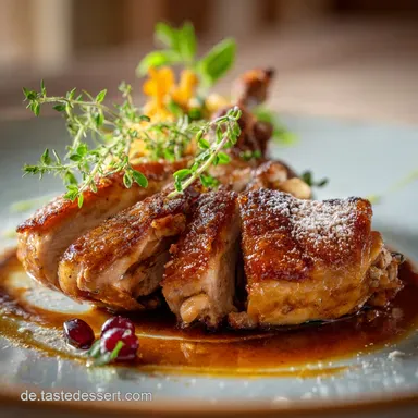 Knusprige H&auml;hnchenschenkel aus dem Backofen: Saftig kross dank Backpulver