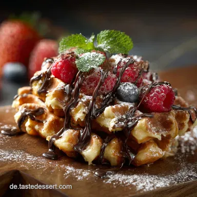 Schokoreiswaffeln: Knusprig, blitzschnell mit hochwertiger Schoko Rezeptkarte