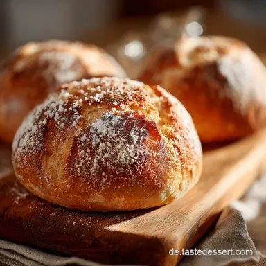 Br&ouml;tchen backen: Knusprige Sonntagsbr&ouml;tchen einfach selber machen Rezeptkarte
