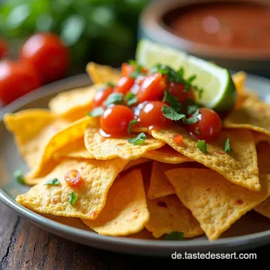 Knusprige Nacho Chips aus Tortillas Einfach selber machen