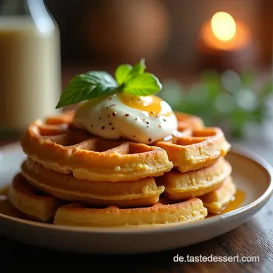 Vegane Waffeln Mein knuspriges SonntagsbrunchRezept Rezeptkarte