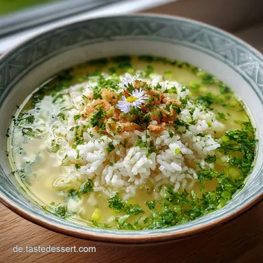 Lauchsuppe mit Hackfleisch und Reis: Cremig & Herzhaft