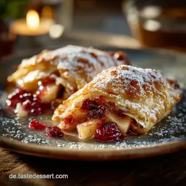 Apfeltaschen low carb: Knusprig wie vom B&auml;cker Nur 3g Net Carbs Rezeptkarte