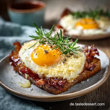 Low Carb Fr&uuml;hst&uuml;cksrezept: Herzhaftes Bergsteiger-Fr&uuml;hst&uuml;ck mit Speck Rezeptkarte