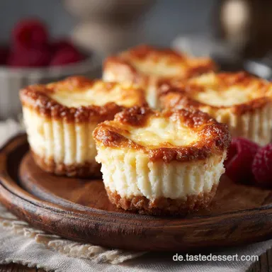 Low Carb CheesecakeMuffins Cremige K&auml;sekuchen T&ouml;rtchen ohne Zucker
