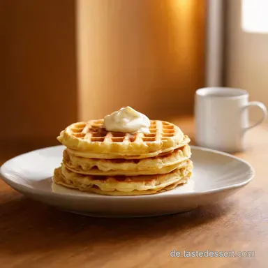 Leichtes Waffelrezept Luftige JoghurtWaffeln wie von Oma Rezeptkarte