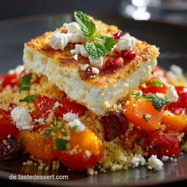 MaisCouscous mit &uuml;berbackenem Feta: Das schnelle Feierabend-Rezept Rezeptkarte